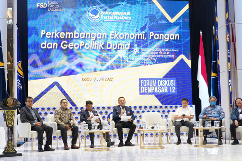 Gubernur Lemhannas RI Menjadi Narasumber FGD Prarakernas Partai NasDem